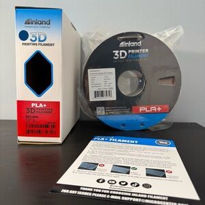 BROWN Inland 3D Printing Filament PLA+